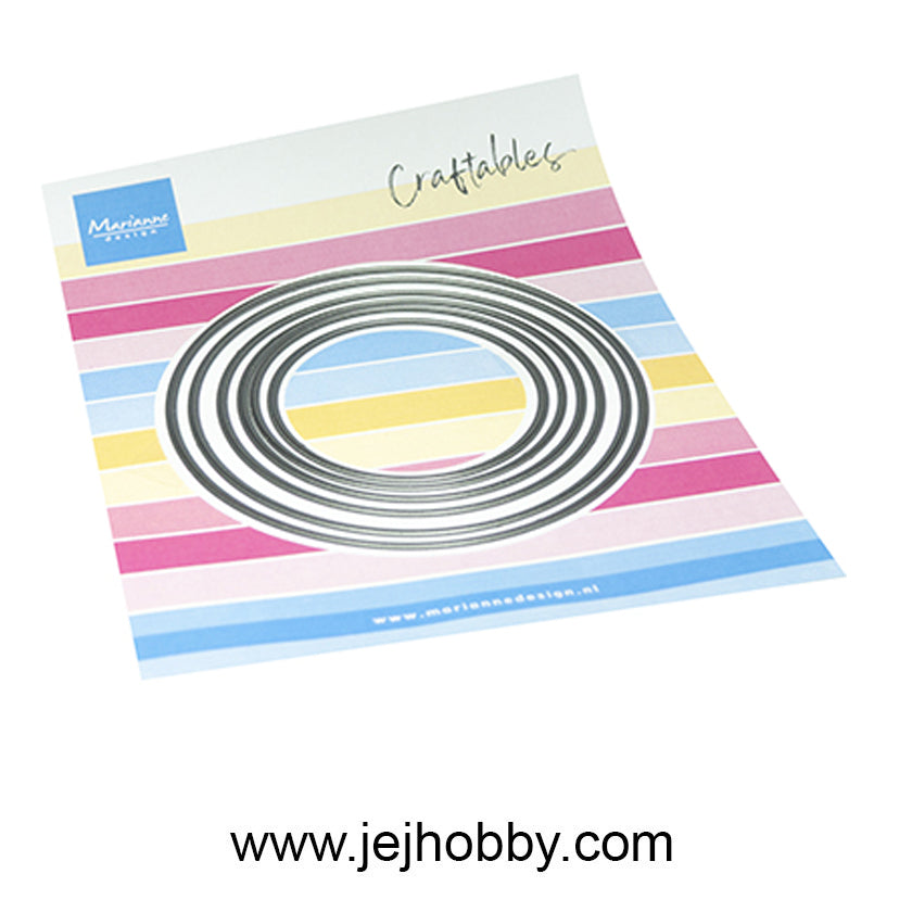 CR1717, Basic Circles, Marianne Design, jej hobby 