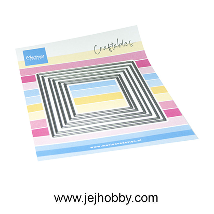 CR1718, Basic squares, Marianne Design, jej hobby