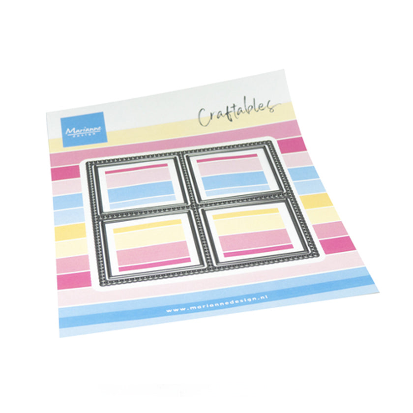 CR1723 4 stamp craftable van Marianne Design is een stansmal voor hobby