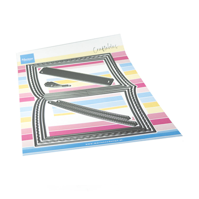 CR1725 craftable Open book van Marianne Design is een stansmallen set voor hobby