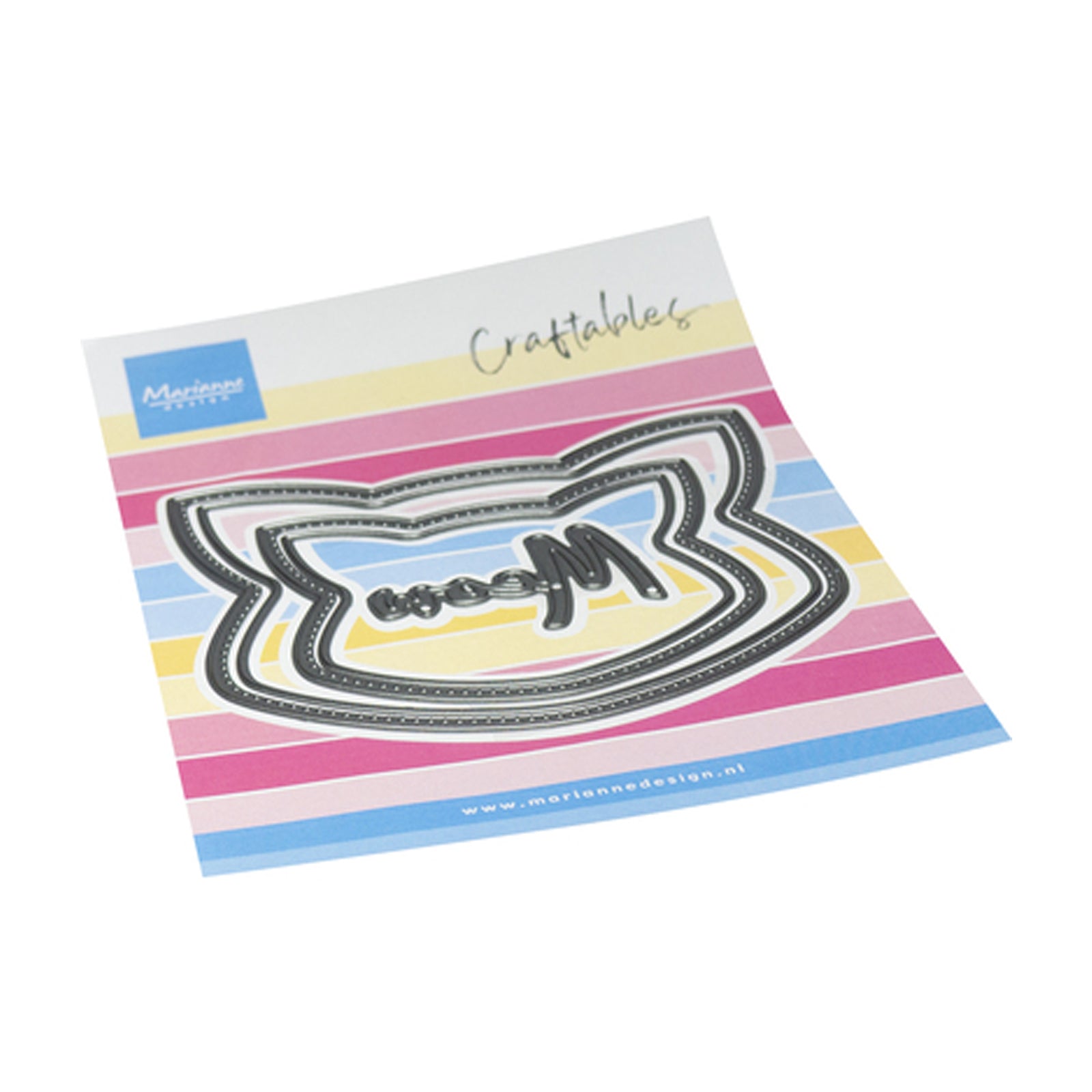 CR1732 cat frame stansmallen van Marianne Design. Dit is een stansmal voor hobby