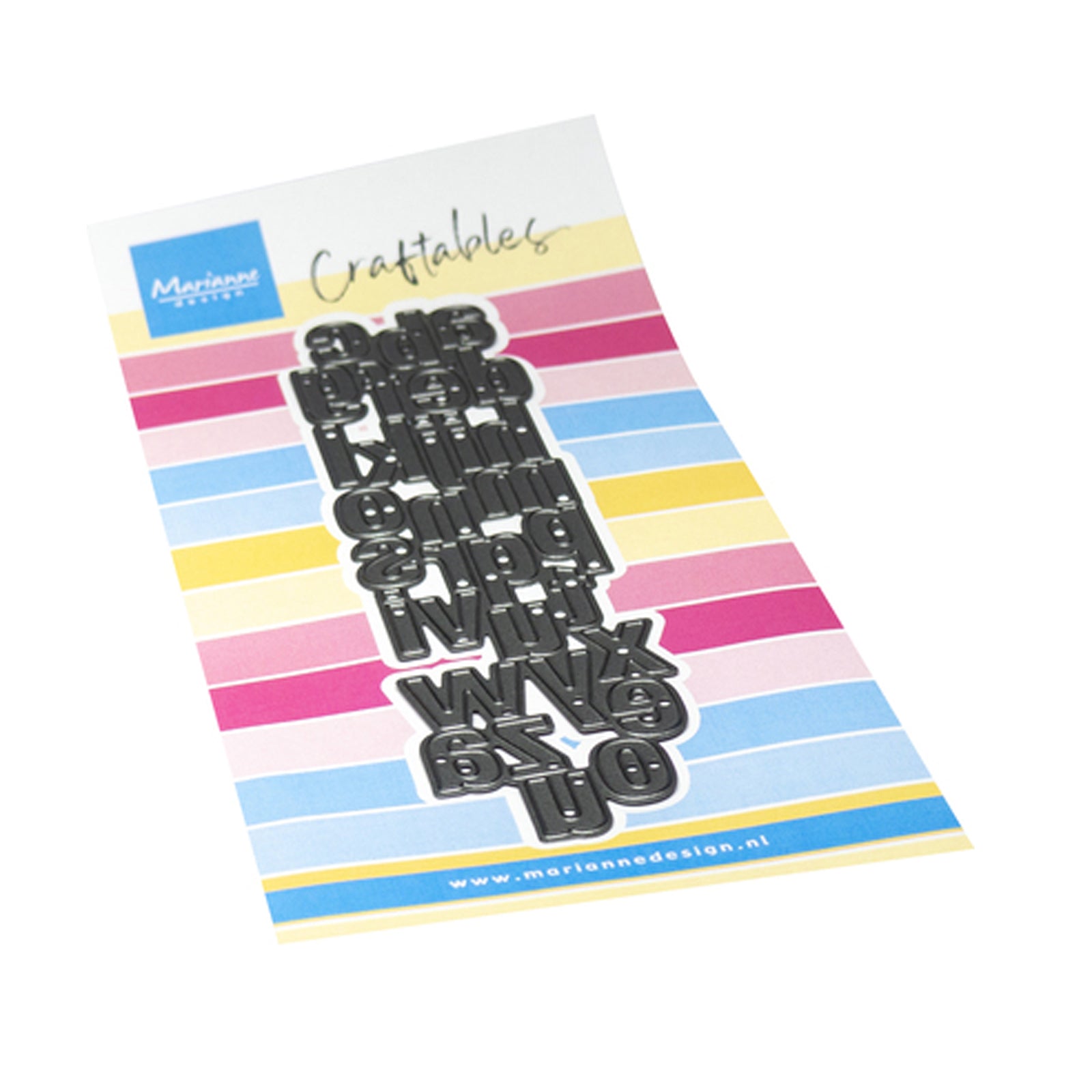 CR1735 Alphabet M Craftable van Marianne Design. Dit is een stansmal voor hobby