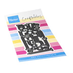 CR1736 Craftables Punch die XL Nuts & bolts van Marianne design. Dit is een stansmal voor hobby