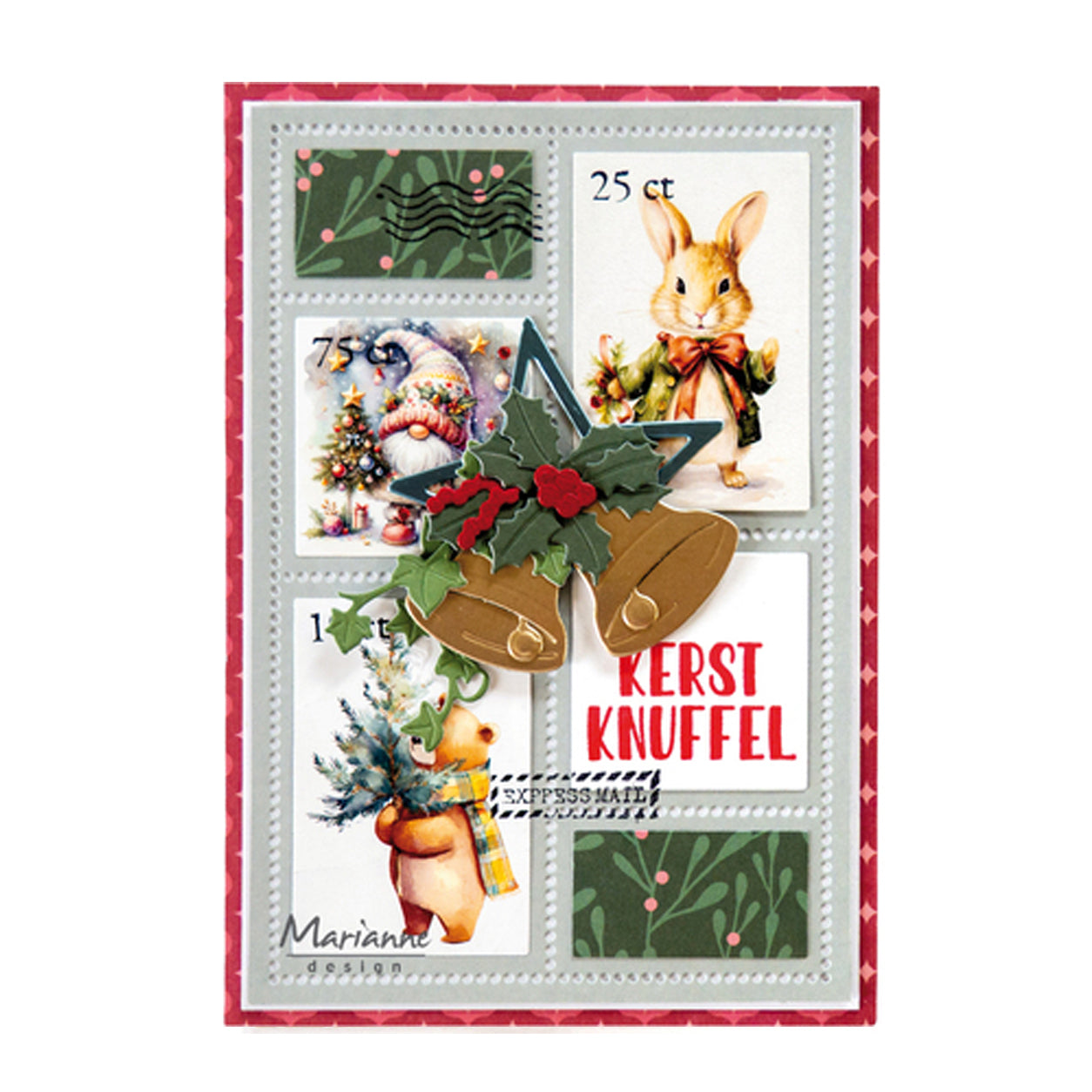 voorbeeld gemaakt met de CR1739 Stamp layout A6 stansmal creatables van Marianne design