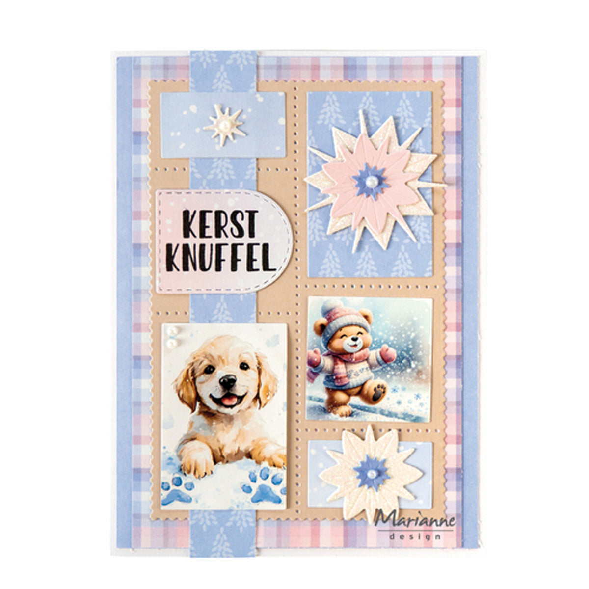 voorbeeld gemaakt met de CR1739 Stamp layout A6 stansmal creatables van Marianne design