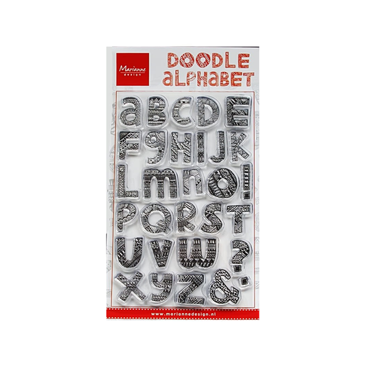 Clear stamps Marianne design Doodle alphabet