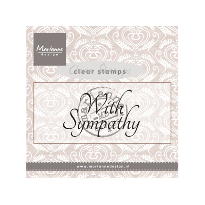 Clear stamps Marianne design with sympathy