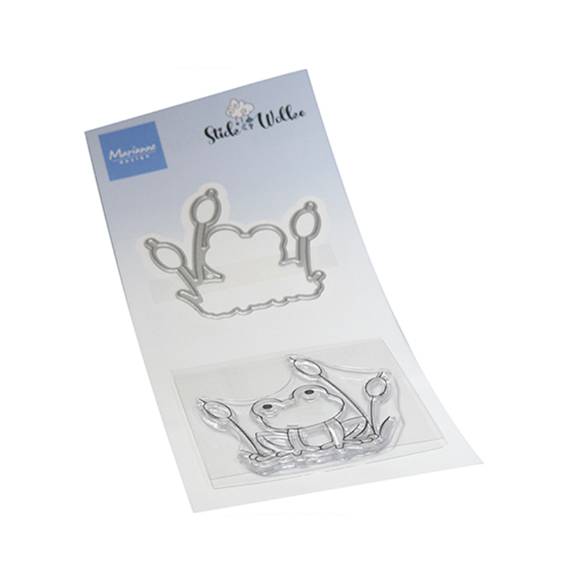 Marianne Design Stamps & die set, Frog