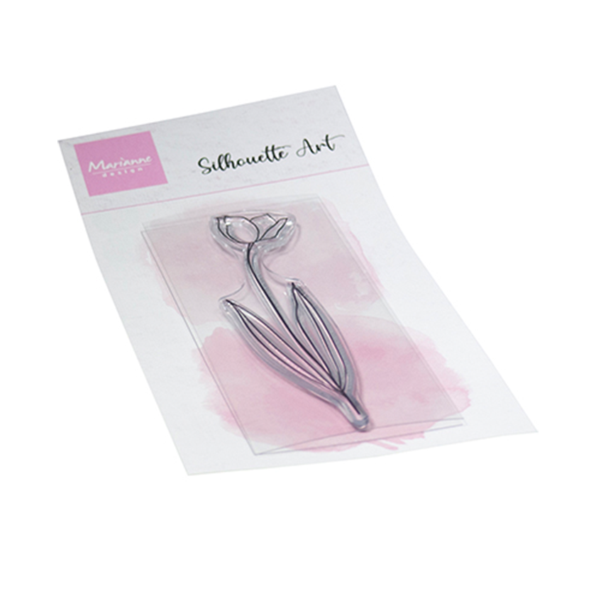 Marianne design Clear Stamps, Silhouette Art - Tulip