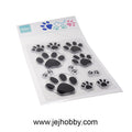 CS1171, Paw prints, clear stamps, marianne design. DIt zijn stempels voor hobby
