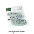 CS1183, Silhouette Art, Kerstwensen by Kaertjes & Co, Marianne design, jej hobby