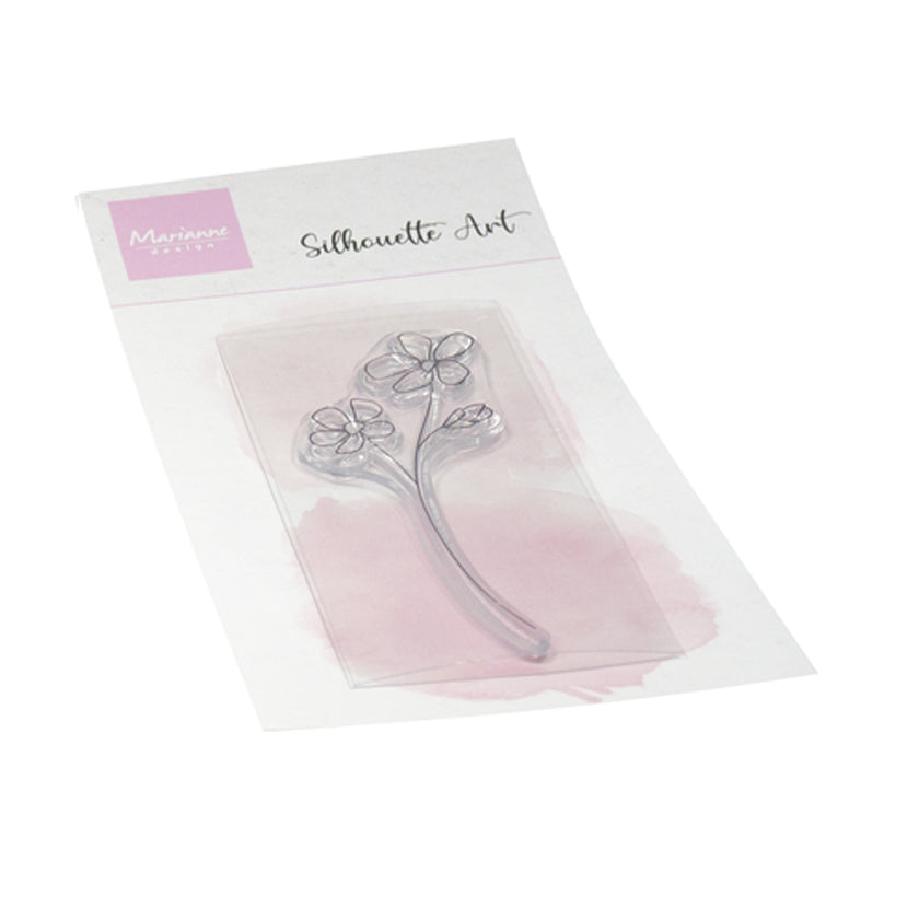 CS1185, Silhouette Art Violet, Marianne Design, jej hobby
