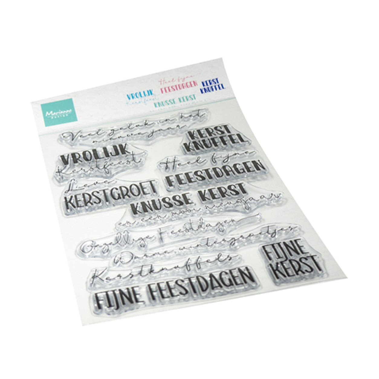 CS1198 Clear stamp Lieve kerstgroet van Marianne Design