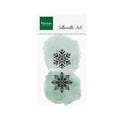 CS1199 Clear stamp silhouette art ice crystals van Marianne Design