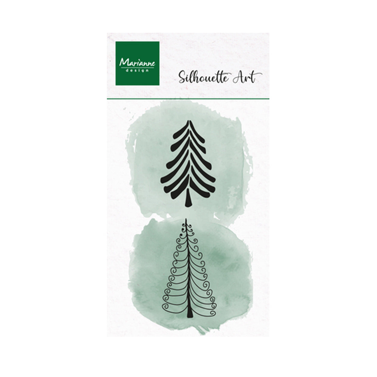 CS1201 silhouette art Jolly Trees stempels