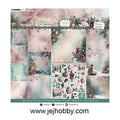DPP394, Christmas blush, JMA ,Designer paper pad, studio light, jej hobby