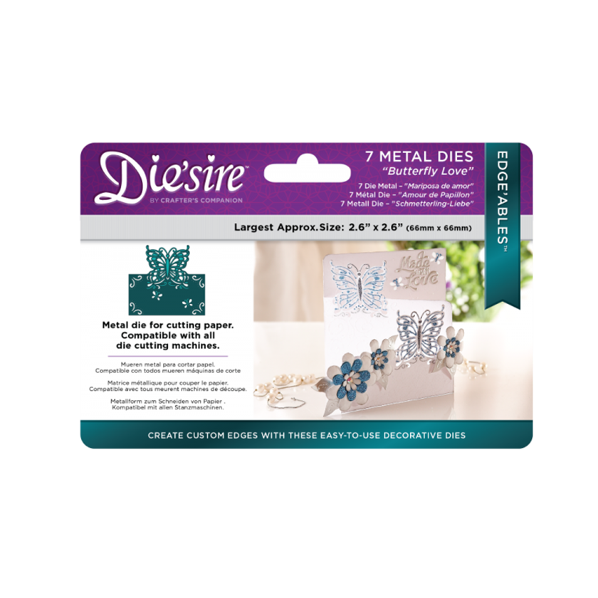 Die'sire snijmal Edge'ables Butterfly love