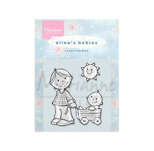 Clear stamps Marianne design Eline's babies