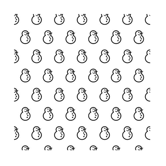 Nellie snellen Embossing folder Snowman