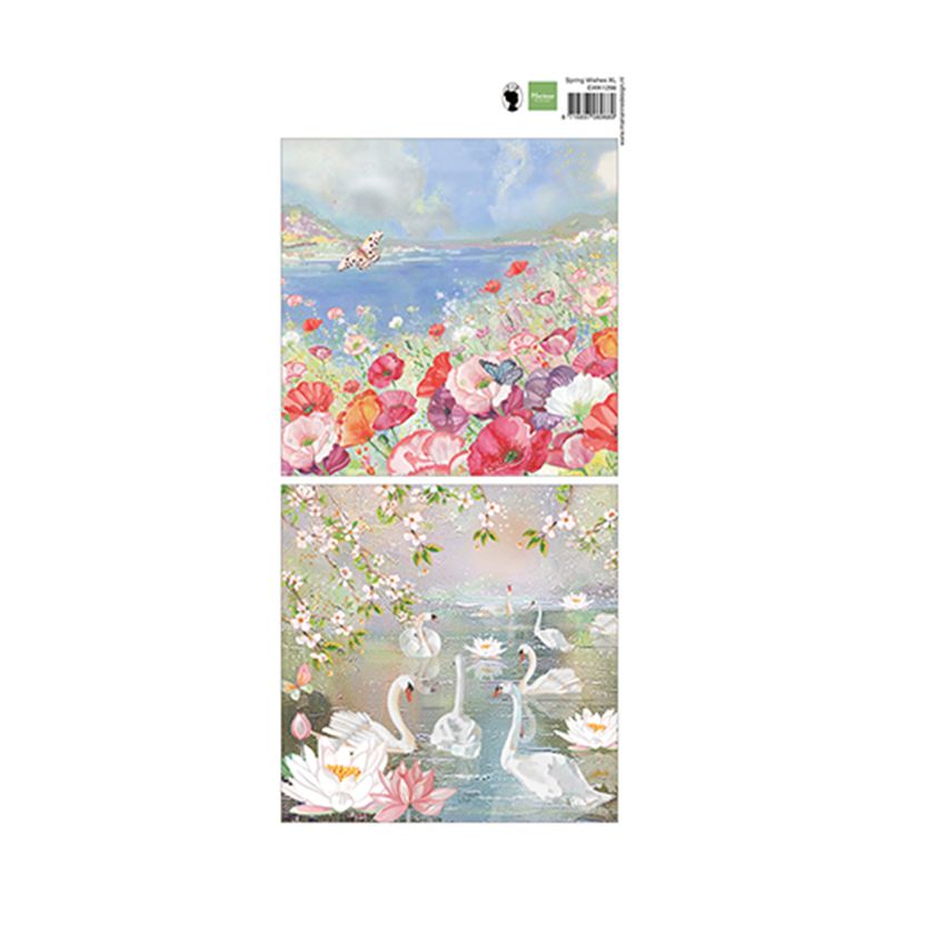 EWK1298, Marianne design, Knipvel, Spring Wishes XL, jej hobby