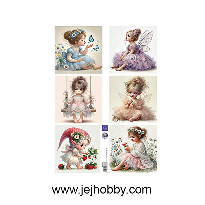 FB2501, Sweet Fairies by Fairybells, Marianne design, Jej hobby