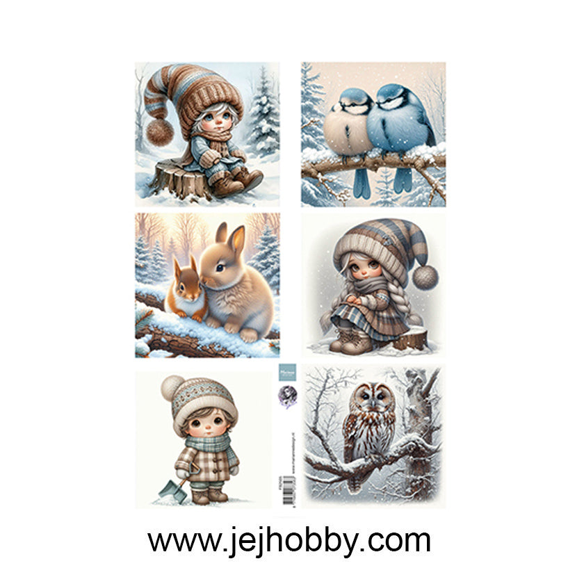 FB2505, Dreamy Winter by Fairybells, Marianne Design, knipvel, jej hobby