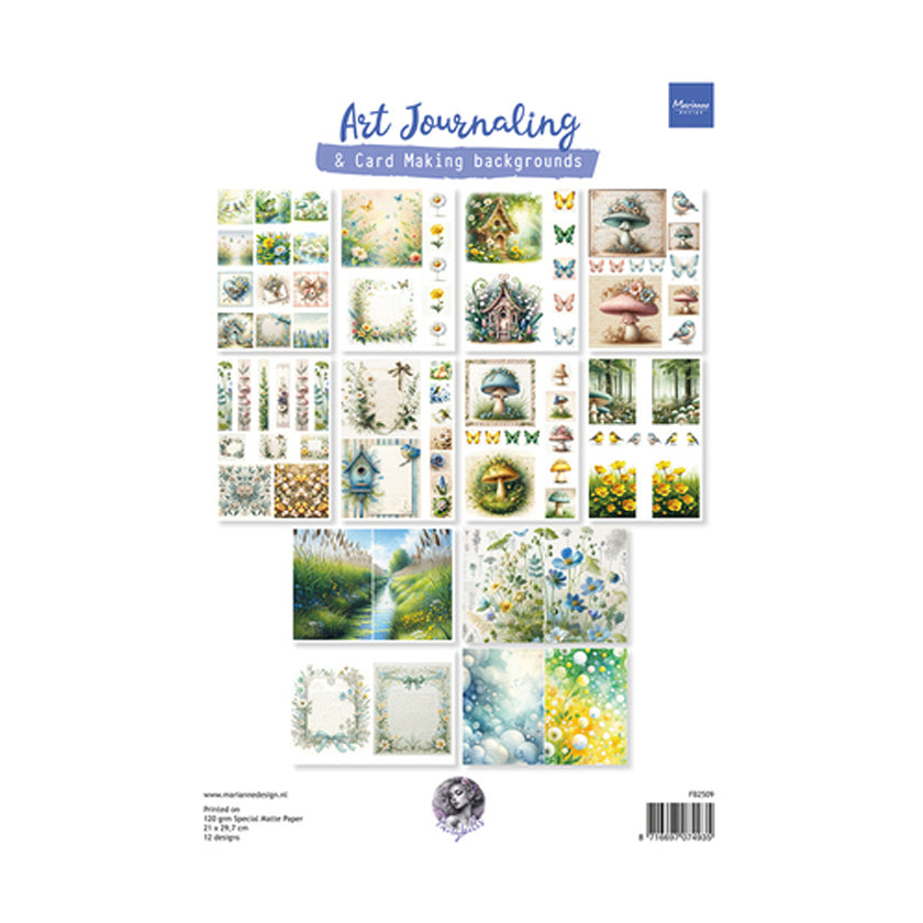 FB2509 Art Journaling spring set by Fairybells