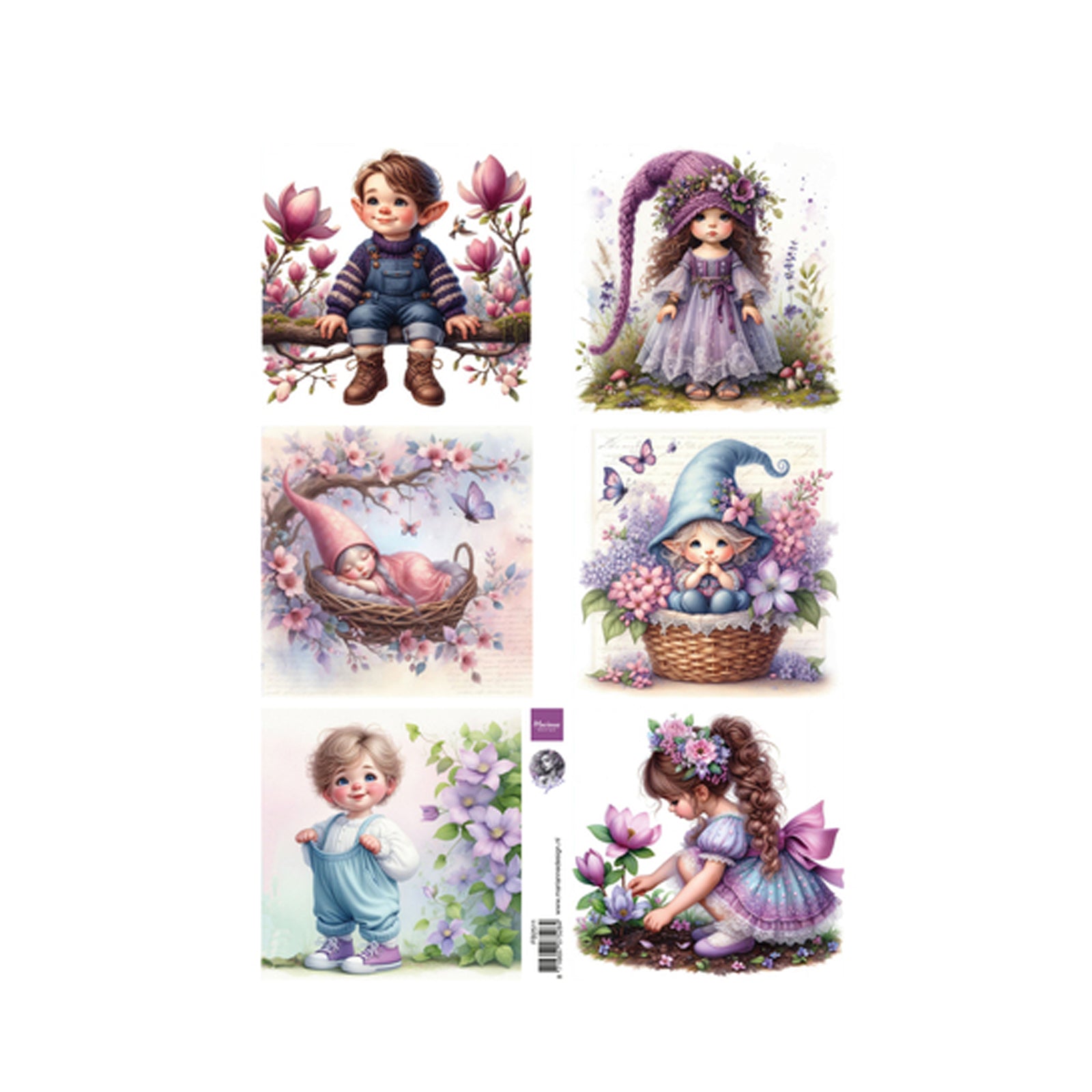 FB2511 Magical Garden by Fairybells van Marianne Design. Dit is een knipvel voor hobby