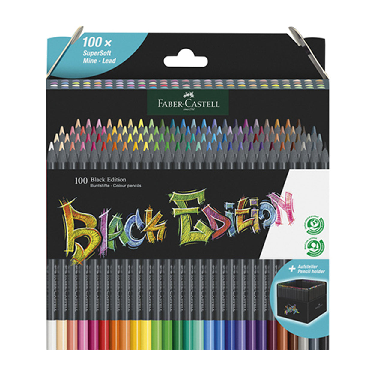 FC-116411 kleurpotlood Faber Castell black edition 100st