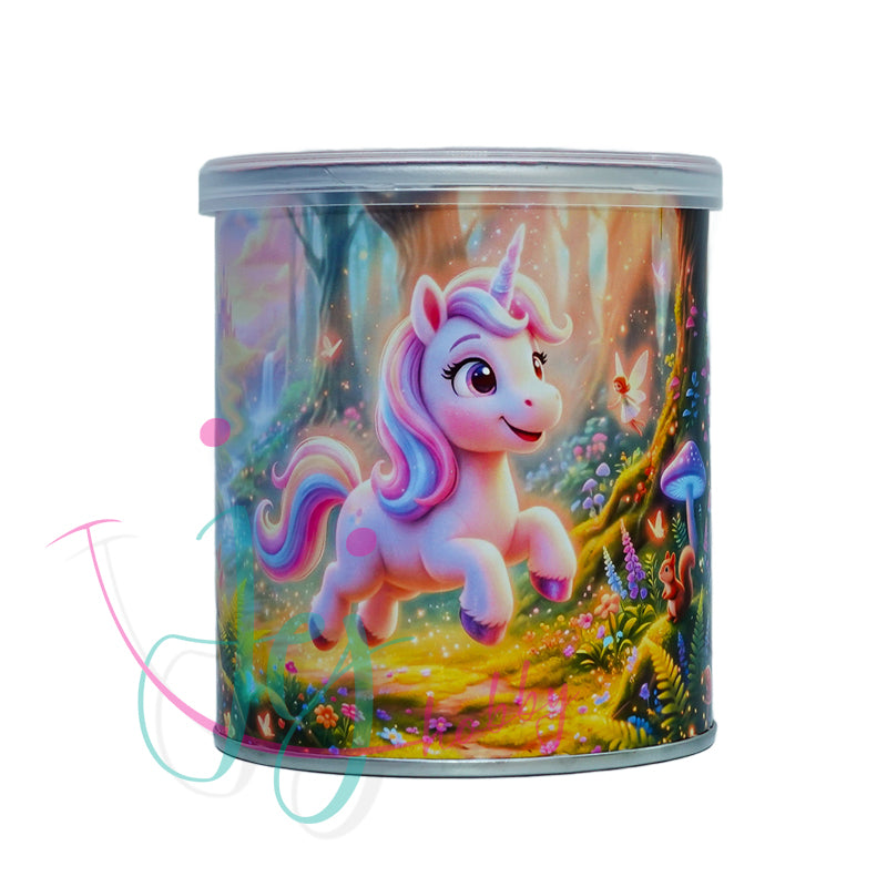 Gepersonaliseerde Unicorn Pringles Schooltraktatie