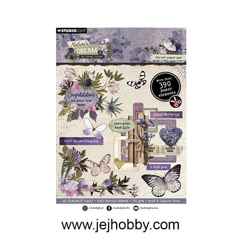 DCPP235 Die cut Paper elements Nature's Dream 2