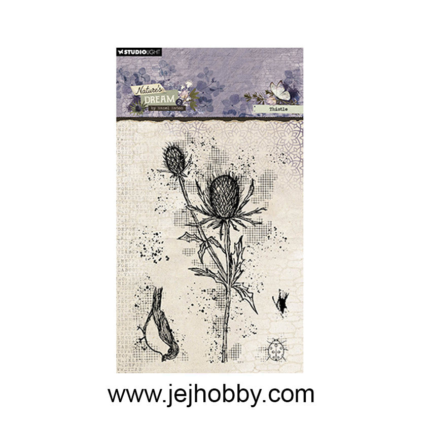 HE-ND-STAMP723, Thistle Nature's Dream 2, Studio light, jej hobby