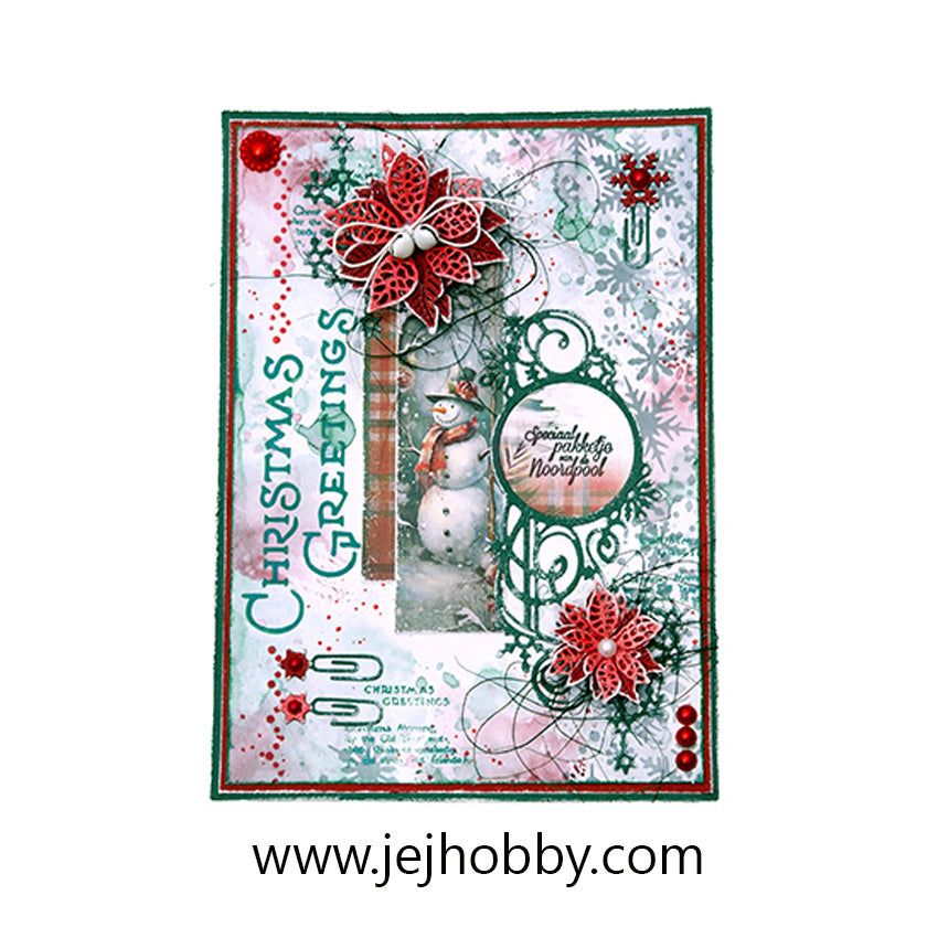 Snowy border Festive Nostalgia