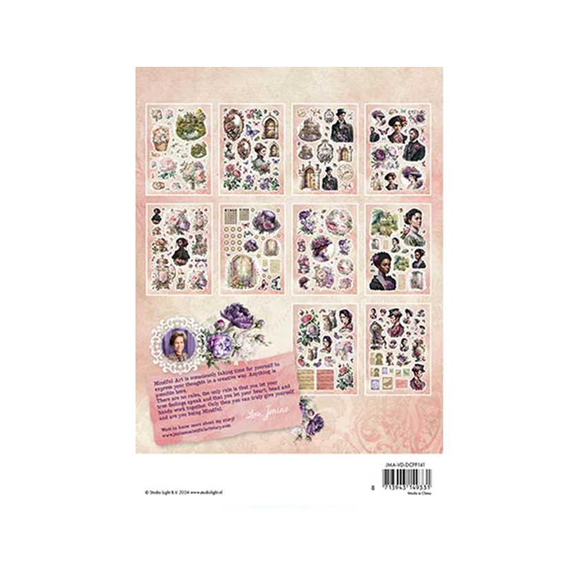 JMA-VD-DCPP141 Studio light. JMA Die cut Paper Pad Paper elements Victorian Dreams. jej hobby