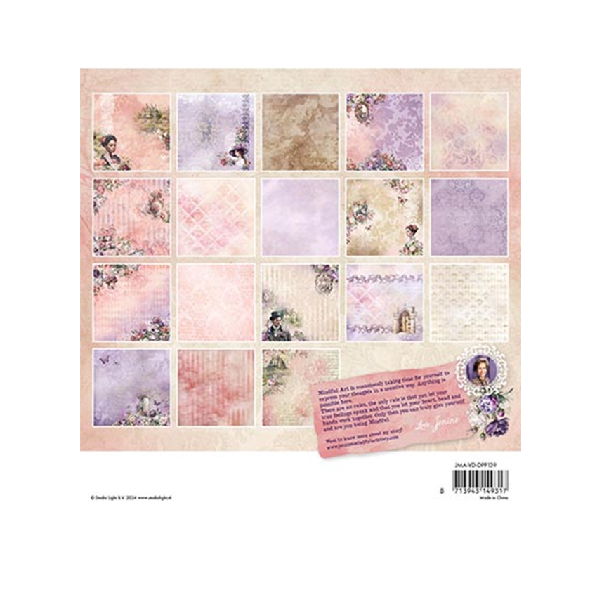 JMA-VD-DPP13. Studio light. JMA Designer Paper Pad Victorian Dreams. jej hobby