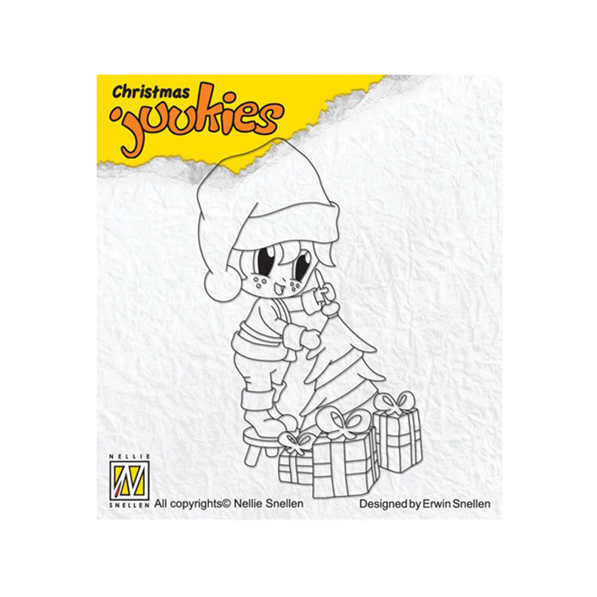 Clear stamps Nellie Snellen Christmas tree