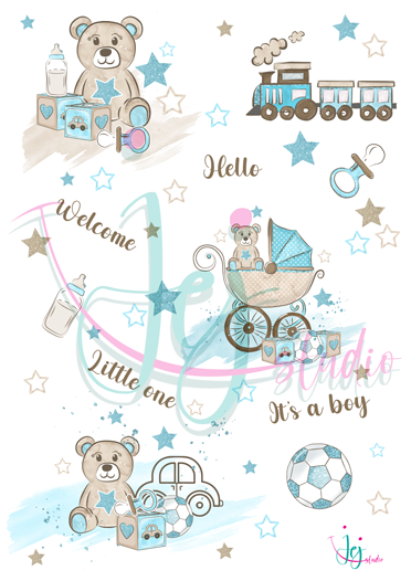 KN-PK-BOY-01 knipvellen baby boy-jej studio-jej hobby