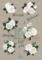 White Rose Bouguet Pakket