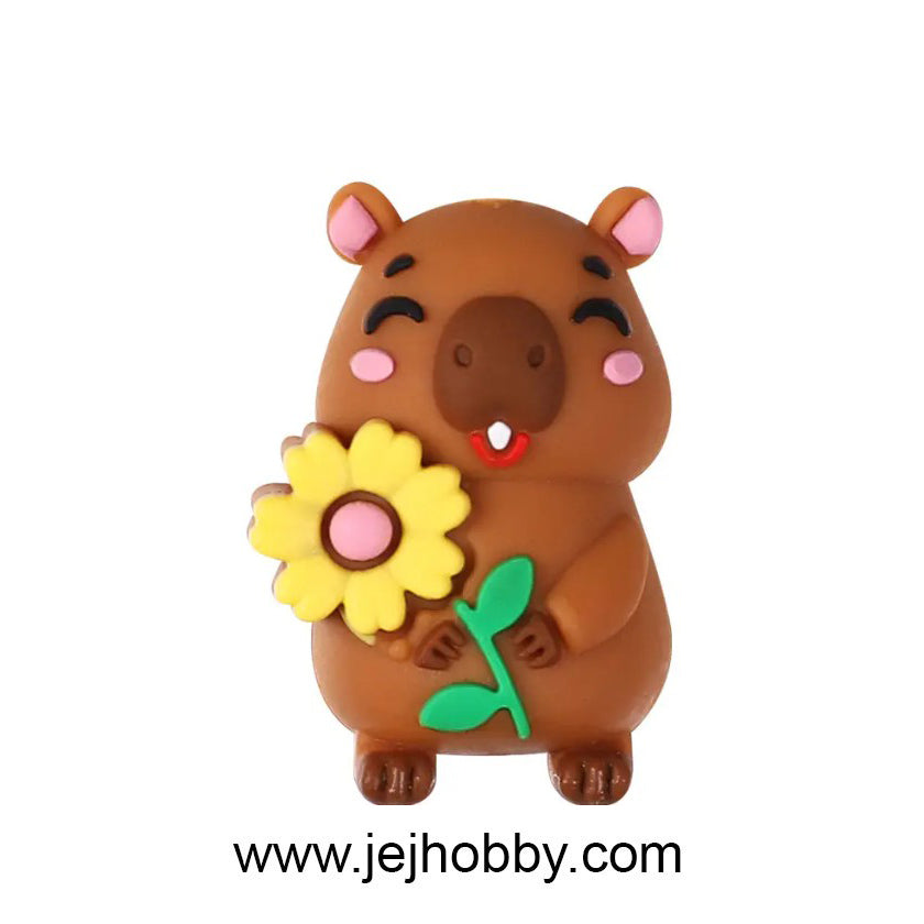 KR-KF-CB-01, kralenfiguur, capibara, jej hobby