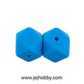KR-SK-HX-06, siliconen kraal, blauw, jej hobby