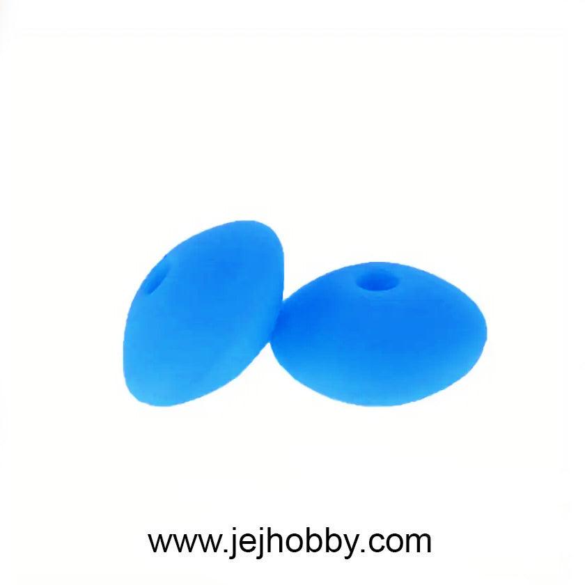 ovaal 12 mm blauw