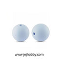 KR-SK-RD15-05, siliconen kraal rond licht blauw, jej hobby