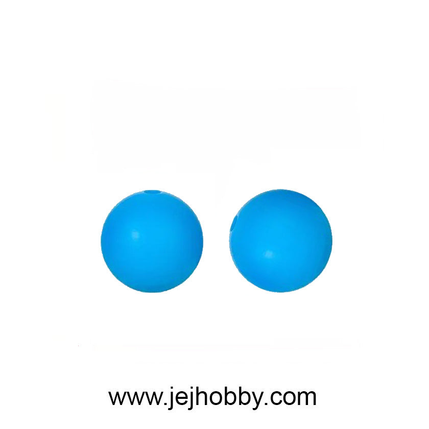 KR-SK-RD15-06, siliconen kraal 12 mm rond blauw, jej hobby