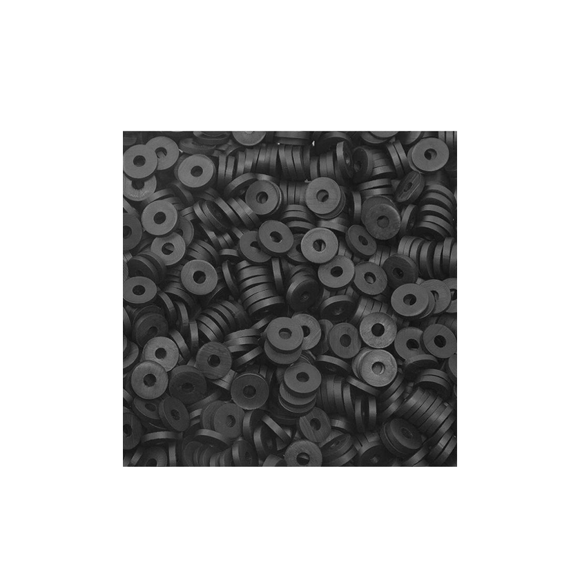 Katsuki kralen zwart 6 mm