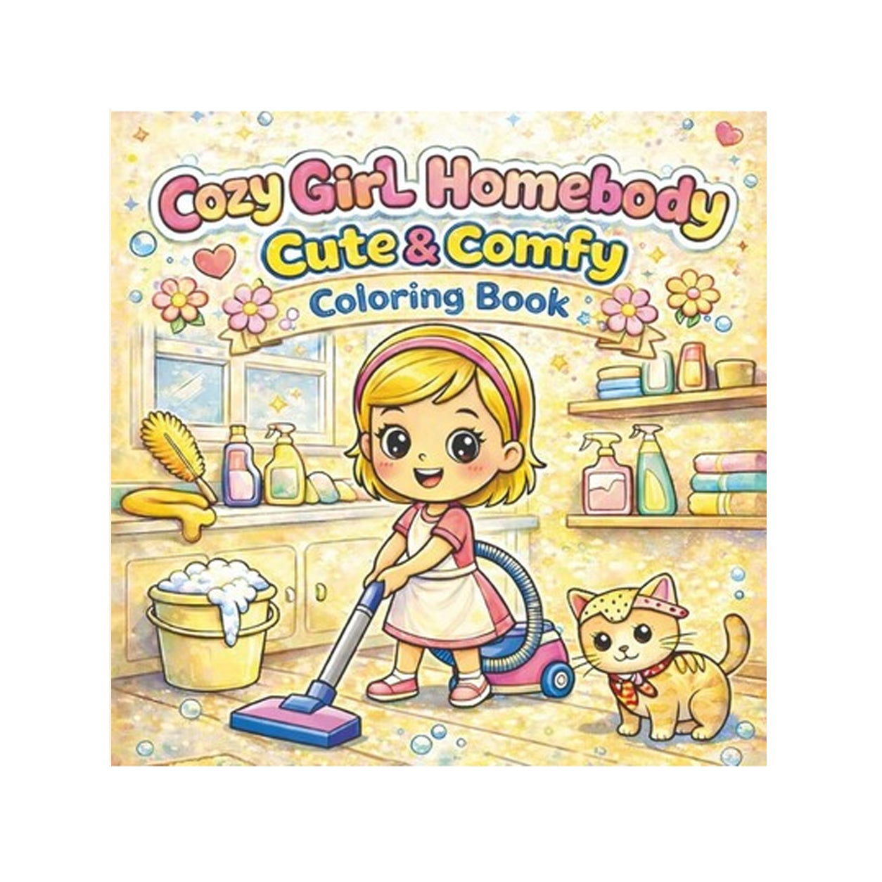 Kleurboek cozy girl homebody cute & comfy van find it, jej hobby