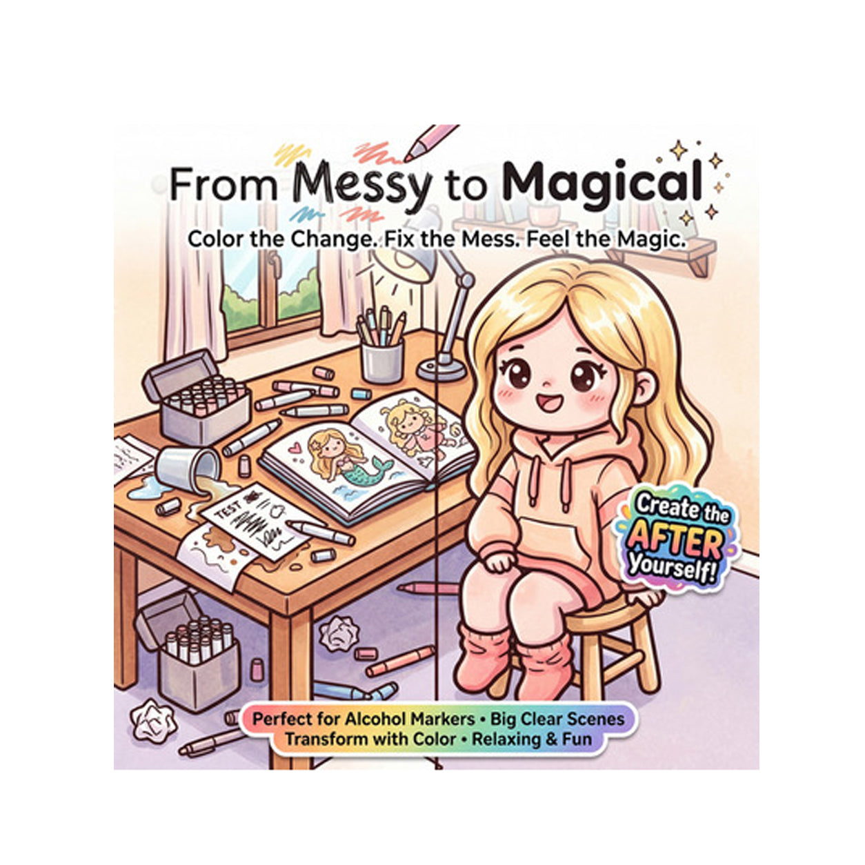 Findit Color Kleurboek From Messy to Magical Cozy & Comfy