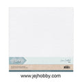 LKK-SC01, Linen Cardstock wit, Card deco, jej hobby