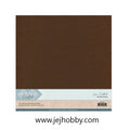 LKK-SC33, linnenkarton chocolate brown ,card deco, jej hobby