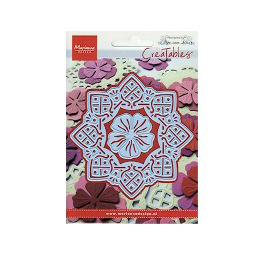 LR0169. Doily square. creatables. marianne design.jej hobby