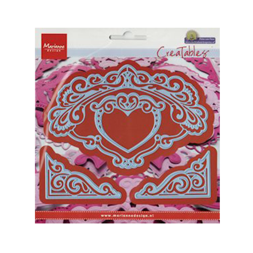 LR0280. Petra's heart. creatables. marianne design. jej hobby